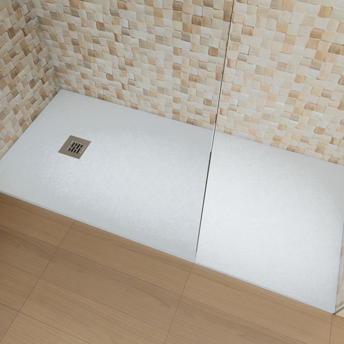 Rechteckige Duschwanne - STONEBATH® - Securibath Solutions, S.L. - bodengleich / extraflach / Harz