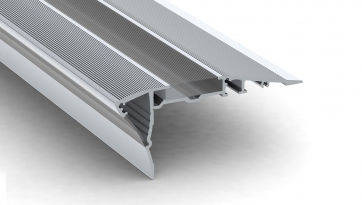 Gummi-Treppenkante - ALU STAIR 2 - Ledson - Aluminium / aus PC / rutschfest
