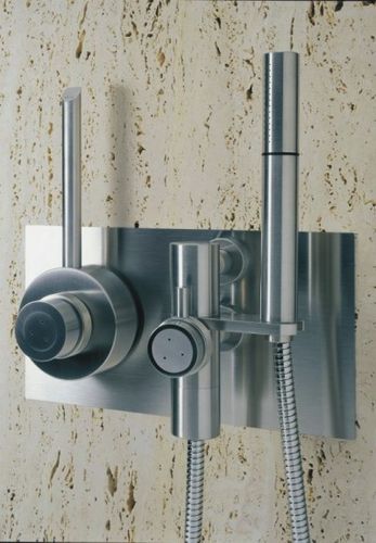 Einhebelmischer für Dusche - CB432 - MGS Progetti - Einbau / thermostatisch / Edelstahl
