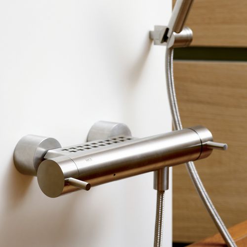 Zweigriffmischer für Dusche - MB510 - MGS Progetti - für Badewanne / wandmontiert / Edelstahl