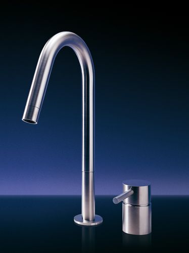 Aufsatz-Einhebelmischer - F2 - MGS Progetti - Edelstahl / für Küche / 2-Loch