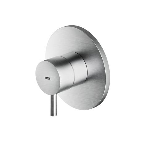 Einhebelmischer für Dusche - MB445 - MGS Progetti - für Badewanne / Einbau / Edelstahl