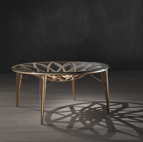 Moderner Tisch - TA63 GALILEO  - CARPANELLI - Glas / rund