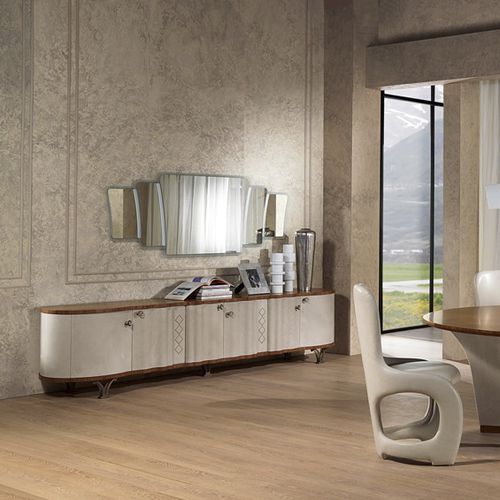 Klassisches Sideboard - CR56K MISTRAL  - CARPANELLI - Holz / Leder