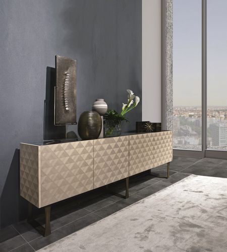Modernes Sideboard - CR63 SQUARE  - CARPANELLI - Tropenholz
