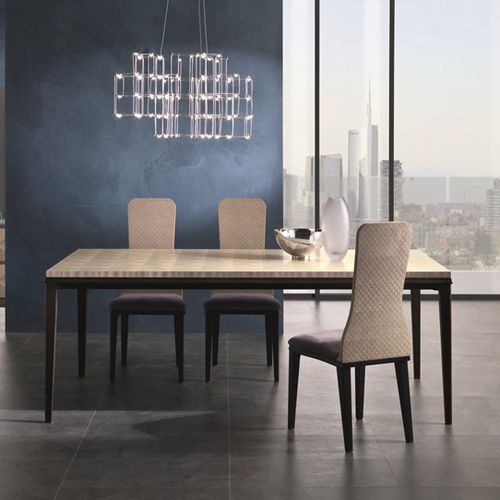 Moderner Tisch - TA66 SQUARE - CARPANELLI - Holz / rechteckig