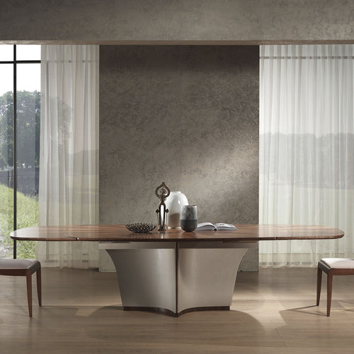 Moderner Esstisch - TA61B DESYO - CARPANELLI - Holz / Gestell aus Holz / Gestell aus Leder