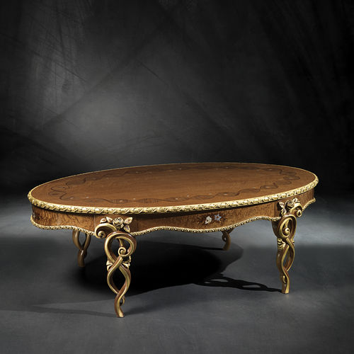 Klassischer Couchtisch - TL40 VANITY  - CARPANELLI - Ahornholz / oval / für Privatgebrauch