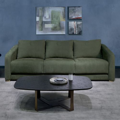 Modernes Sofa - DI55F DESYO - CARPANELLI - Stoff / Leder / mit abnehmbarem Kissen