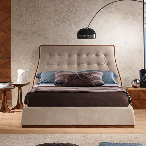 Doppelbett - LE23 DESYO  - CARPANELLI - modern / Polster / gepolstertes Kopfteil