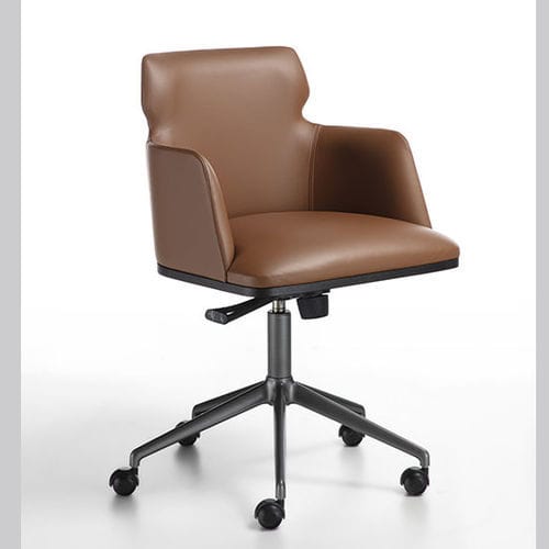 Moderner Bürostuhl - PO84 SHAPE - CARPANELLI - für den Innenraum / Leder / Gestell aus Metall