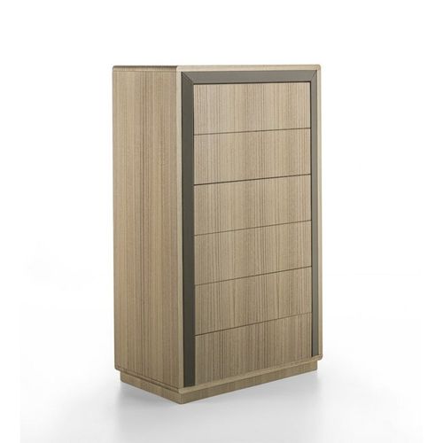 Hohes Sideboard - MB69 GALILEO LUX - CARPANELLI - modern / Eukalyptusholz / mit Schubladen