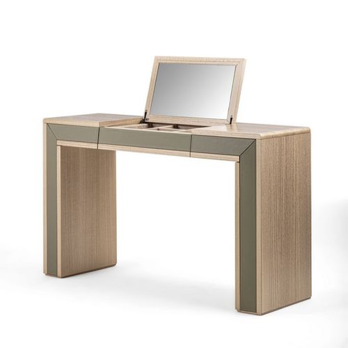 Moderner Schminktisch - TS13 GALILEO LUX - CARPANELLI - Holz / Leder / mit hohen Beinen
