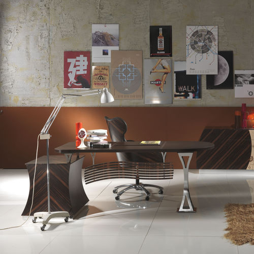 Moderner Schreibtisch - SC19 CARTESIO  - CARPANELLI - Ebenholz