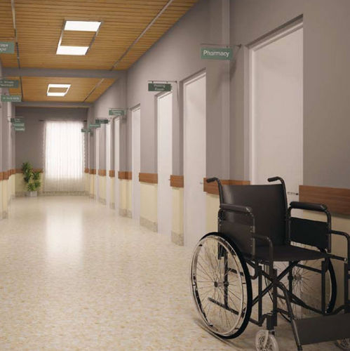 Vinyl-Bodenbelag - SPICA RQ®  - Responsive industries Ltd. - für Gesundheitseinrichtungen / glatt / Betonoptik