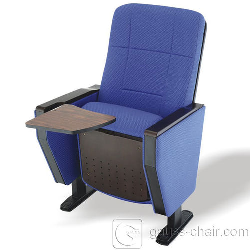 Stahl-Kinosessel - HTC-854 - Gauss Furniture - für Gewerbegebrauch / rot / grau