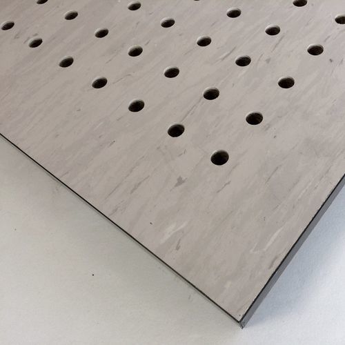 Paneel für Bauanwendungen - 256 HOLES - PETRAL - für Fußboden / hochwiderstandsfähig / Laminat