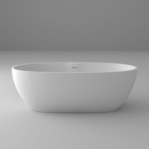 Ovale Badewanne - BT0304N17 - Blu Bathworks - freistehend / für Wohnungen / Verbundwerkstoff