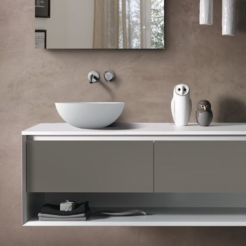Aufsatzwaschbecken - SA0211 - Blu Bathworks - Quarzit / Hochglanz / Mattfinish