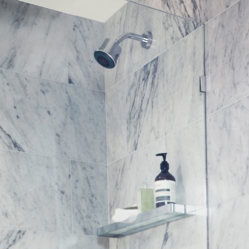 Wandmontierter Duschkopf - TE210 - Blu Bathworks - rund