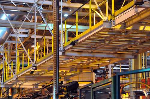 Stahl-Übergang - INDUSTRIE - Coutier Industrie - Aluminium / für Innenbereich / Balken