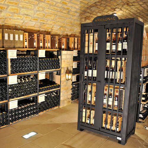 Service-Weinkühlschrank - Coutier Industrie - für professionellen Einsatz / freistehend / Stahl