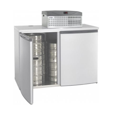Getränkekühlschrank für Gewerbegebrauch - V1 - Mercatus S.A. - horizontal / mit 2 Türen