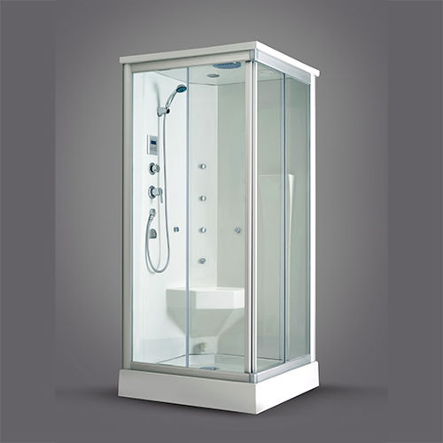Dampfduschkabine - TODI - Awal Bathsystem - Glas / mit Flügeltür / rechteckig