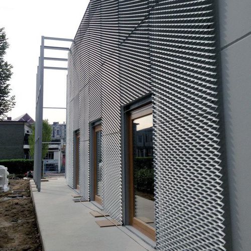 Metall-Geflecht / Aluminium - BROADWAY XL - Fratelli Mariani - Edelstahl / Weichstahl / für Fassaden