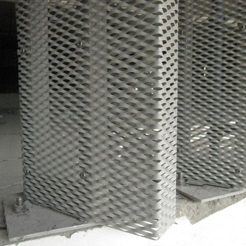 Metall-Geflecht / Aluminium - LOUVRE - Fratelli Mariani - Edelstahl / Weichstahl / für Wand