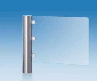 Zutrittsabsperrung - SG-500 - Hayward Turnstiles, Inc. - drehend / Edelstahl / Glas