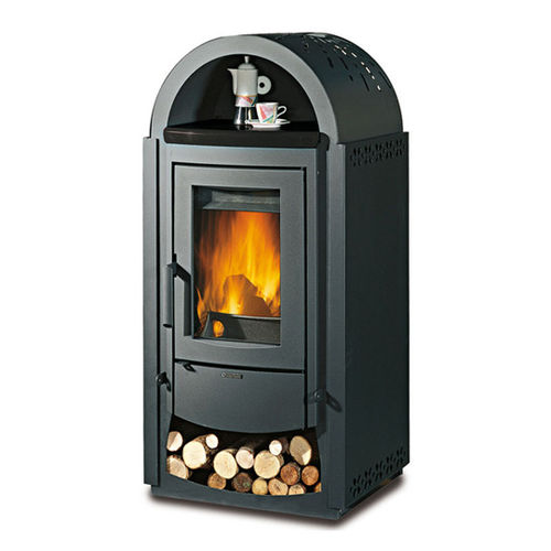 Holz-Kaminofen - NORVEGIA NEW BII - La Nordica-Extraflame - 10 kW...20 kW / modern / Stahl