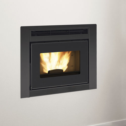 Geschlossene Feuerstelle / Pellet - COMFORT IDRO L80 - La Nordica-Extraflame - mit 1 Sichtseite / Metall