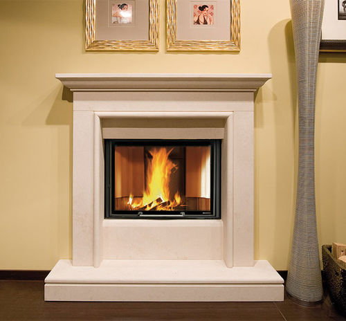 Geschlossene Feuerstelle / Holz - MONOBLOCCO GHISA 750 - IRONKER PIANO - La Nordica-Extraflame - mit 1 Sichtseite / Gusseisen