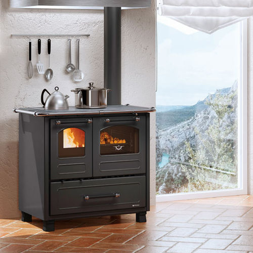 Holz-Kaminofen - FAMILY 4,5 - La Nordica-Extraflame - 7,5 kW / modern / Stahl