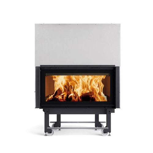 Holzkamin - MONOBLOCCO 1000 EVO - La Nordica-Extraflame - Einbau / Einseitig / geschlossene Feuerstelle