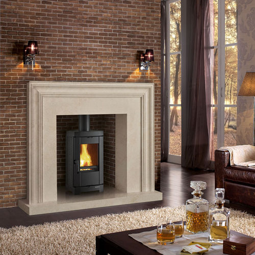 Holz-Kaminofen - BRIGITTA - La Nordica-Extraflame - 5 kW...10 kW / modern / Gusseisen