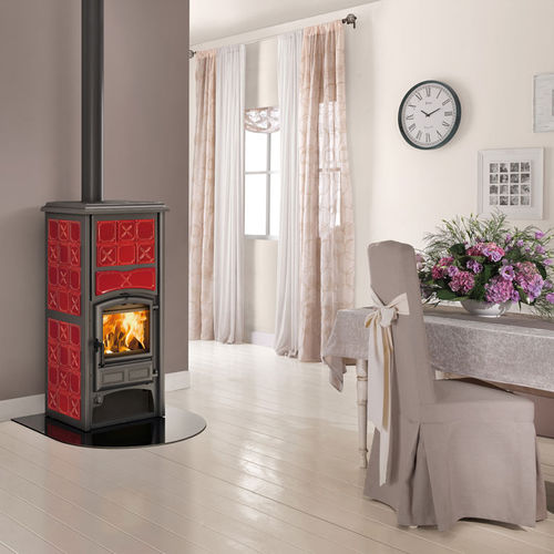 Wasserführender Kaminofen / Holz - LORIET S D.S.A. - La Nordica-Extraflame - traditionell / Gusseisen