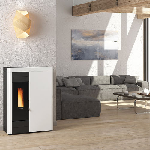 Pelletkaminofen - VIRNA IDRO - La Nordica-Extraflame - 0 - 5 kW / 10 kW...20 kW / modern