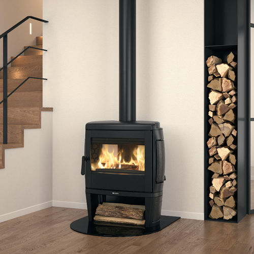 Holz-Kaminofen - TAHITI - La Nordica-Extraflame - 5 kW...10 kW / bodenstehend / modern