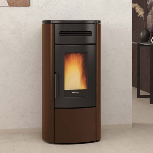 Pelletkaminofen - GUENDA IDRO - La Nordica-Extraflame - 10 kW...20 kW / bodenstehend / modern