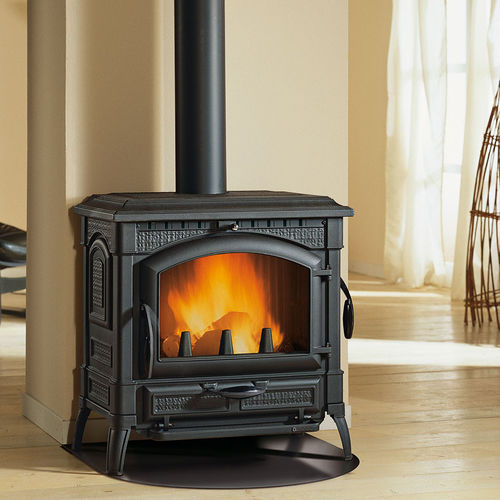 Holz-Kaminofen - ISOTTA EVO - La Nordica-Extraflame - 10 kW...20 kW / traditionell / Gusseisen