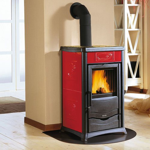 Holz-Kaminofen - ROSSELLA PLUS - La Nordica-Extraflame - 8 kW / traditionell / Keramik