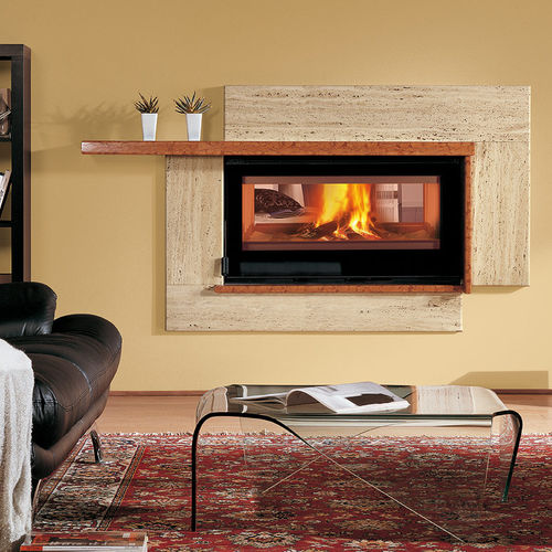 Geschlossene Feuerstelle / Holz - FOCOLARE 100 BIFACCIALE - La Nordica