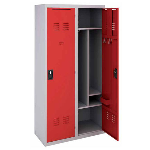 Metall-Garderobenschrank - POMPIER - Caray collectivites - für öffentliche Einrichtungen / gesichert