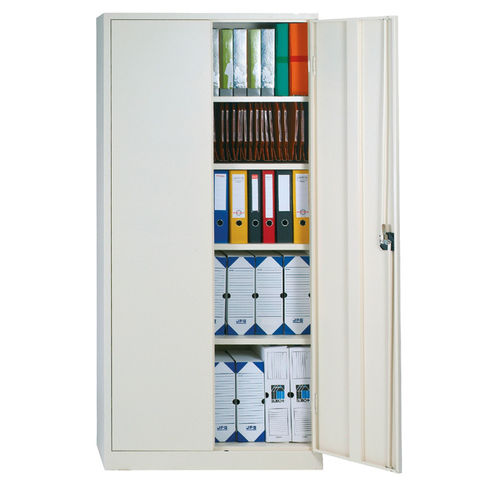 Niedriger Aktenschrank - AH︱AB - Caray collectivites - hoch / Stahlblech / mit Flügeltür