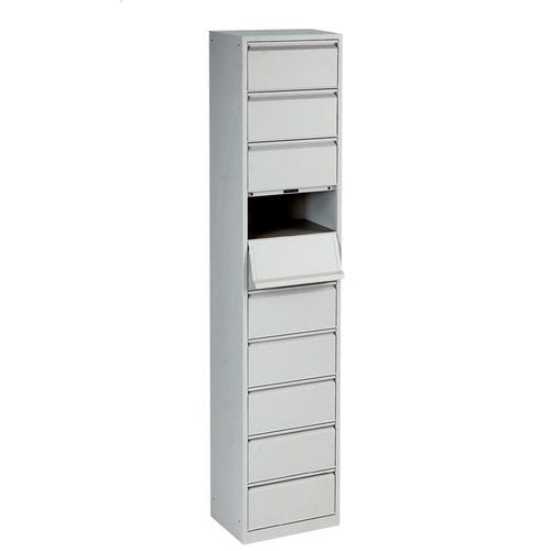 Stahlblech-Schreibtischcontainer - MEUBLECLAPETS/10 - Caray collectivites - mit 5 Schubladen