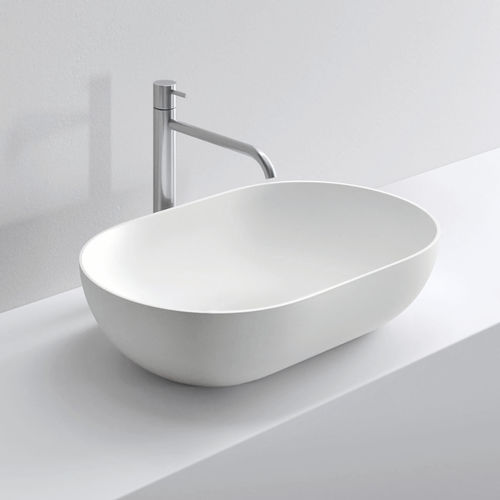 Aufsatzwaschbecken - BLEND 63  - Milldue - Keramik / oval / modern