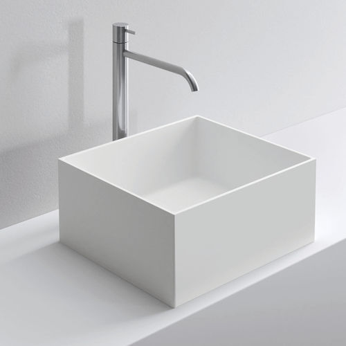Aufsatzwaschbecken - STEP 45.19 - Milldue - Keramik / rechteckig / modern