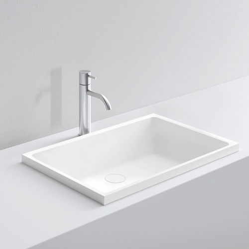 Einbauwaschbecken - SKA - Milldue - Keramik / rechteckig / modern